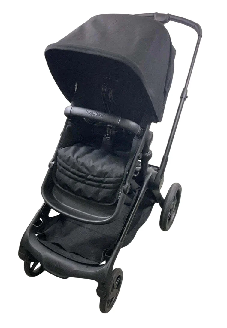 Bugaboo Kangaroo Single To Double Stroller, 2025, Black, Midnight Black, Midnight Black