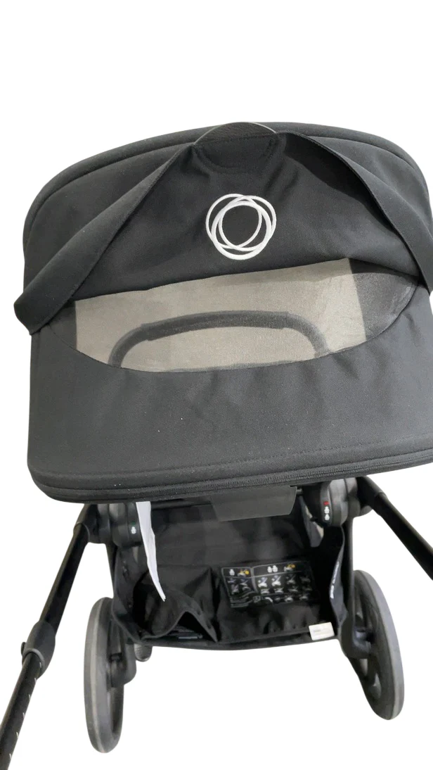 Bugaboo Kangaroo Single To Double Stroller, 2025, Black, Midnight Black, Midnight Black - Image 11