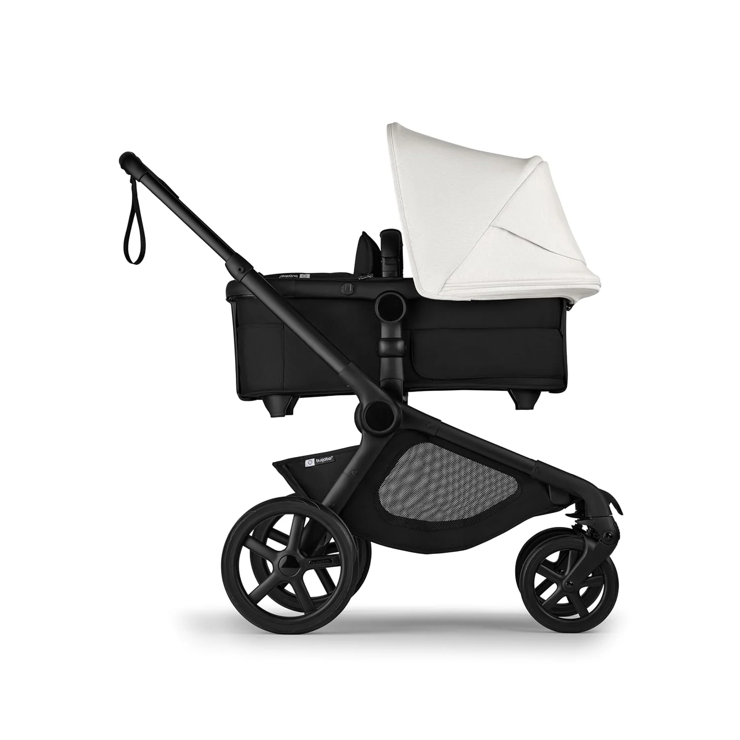 Bugaboo Kangaroo Single To Double Stroller, Black, Midnight Black, Misty White, 2025 - Image 3