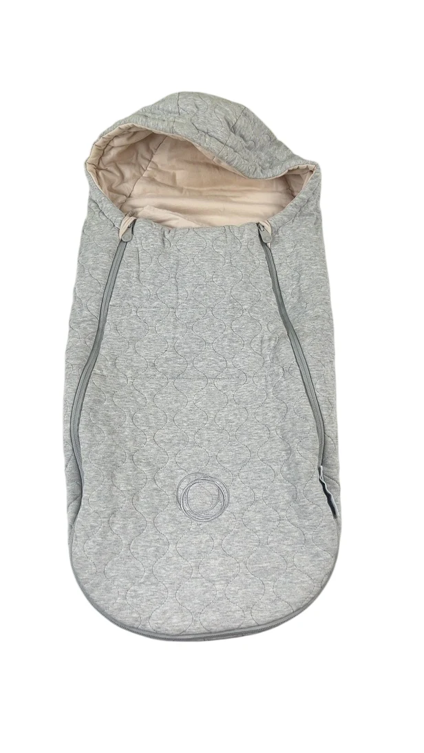 Bugaboo Newborn Bassinet Inlay, Light Grey Melange - Image 2