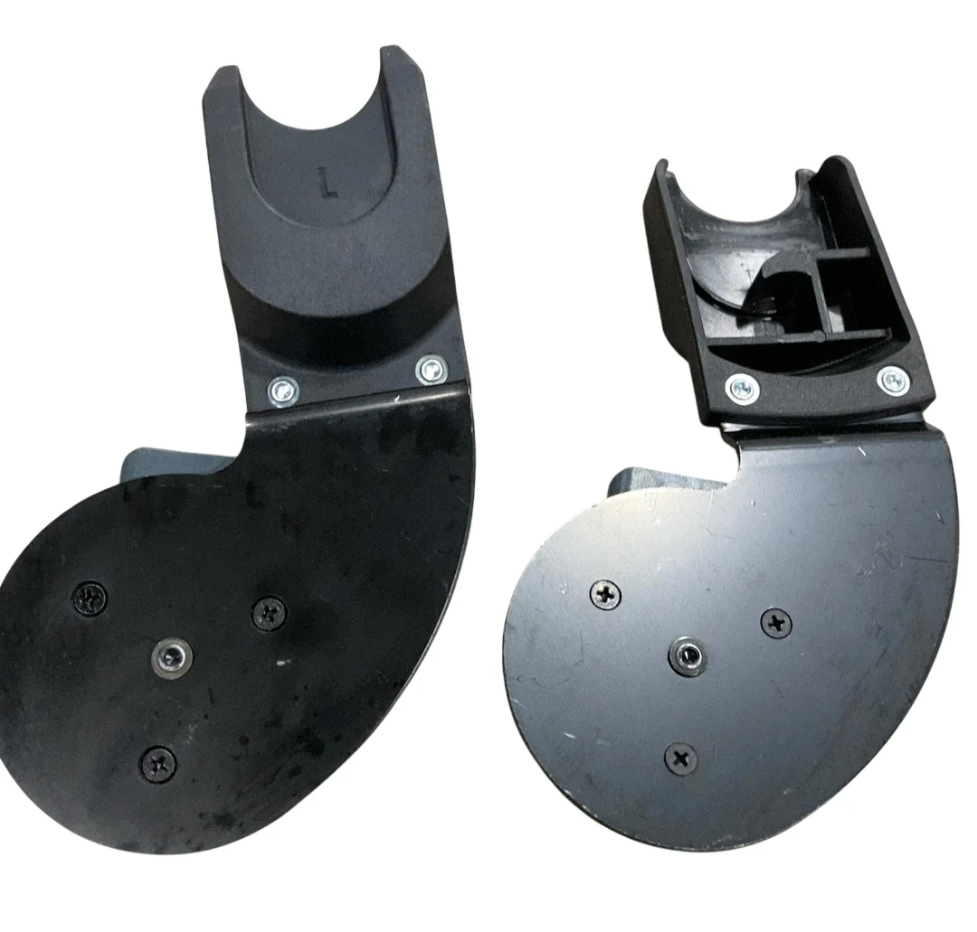 Bumbleride Indie Twin Car Seat Adapters Set for Nuna/Cybex/Maxi Cosi/Clek, Black - Image 3
