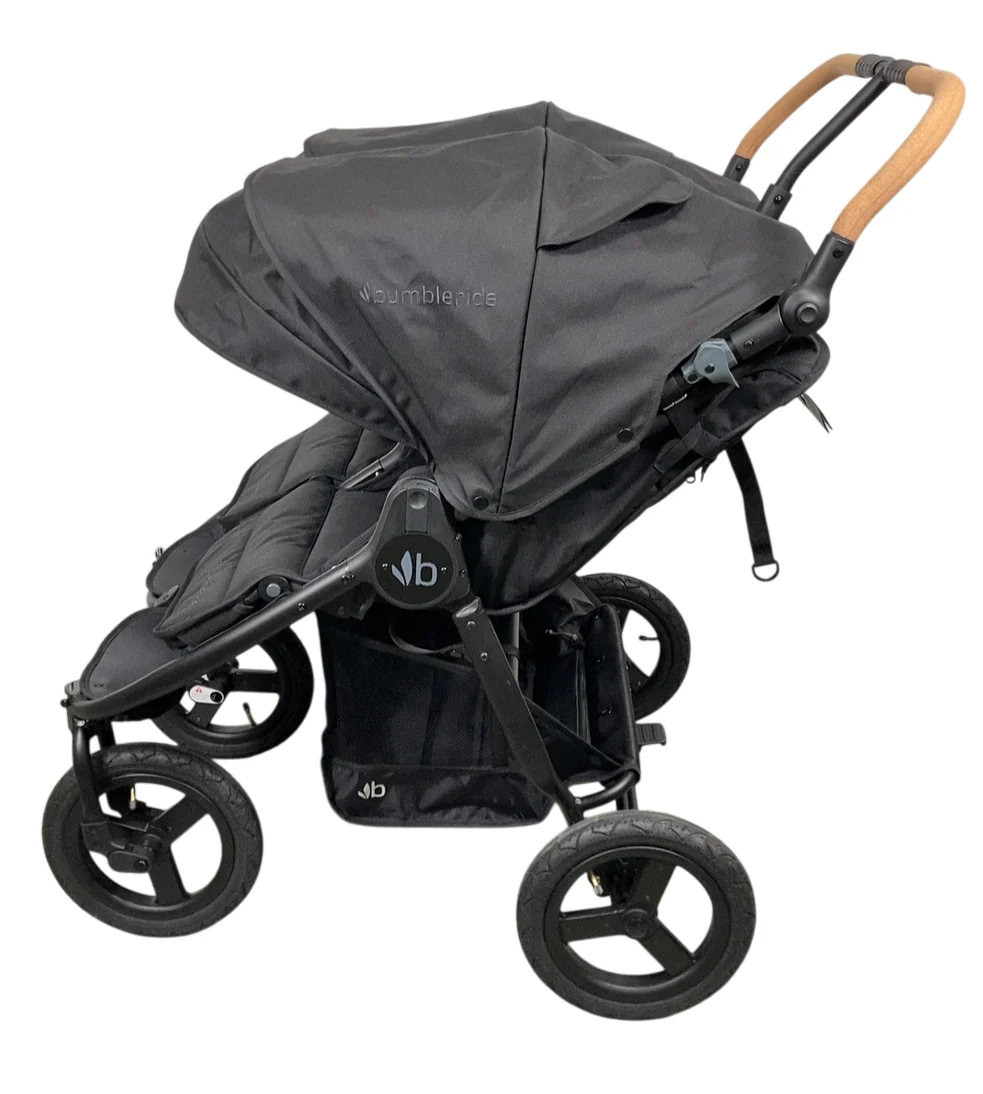 Bumbleride Indie Twin Stroller, 2024, Black - Image 3