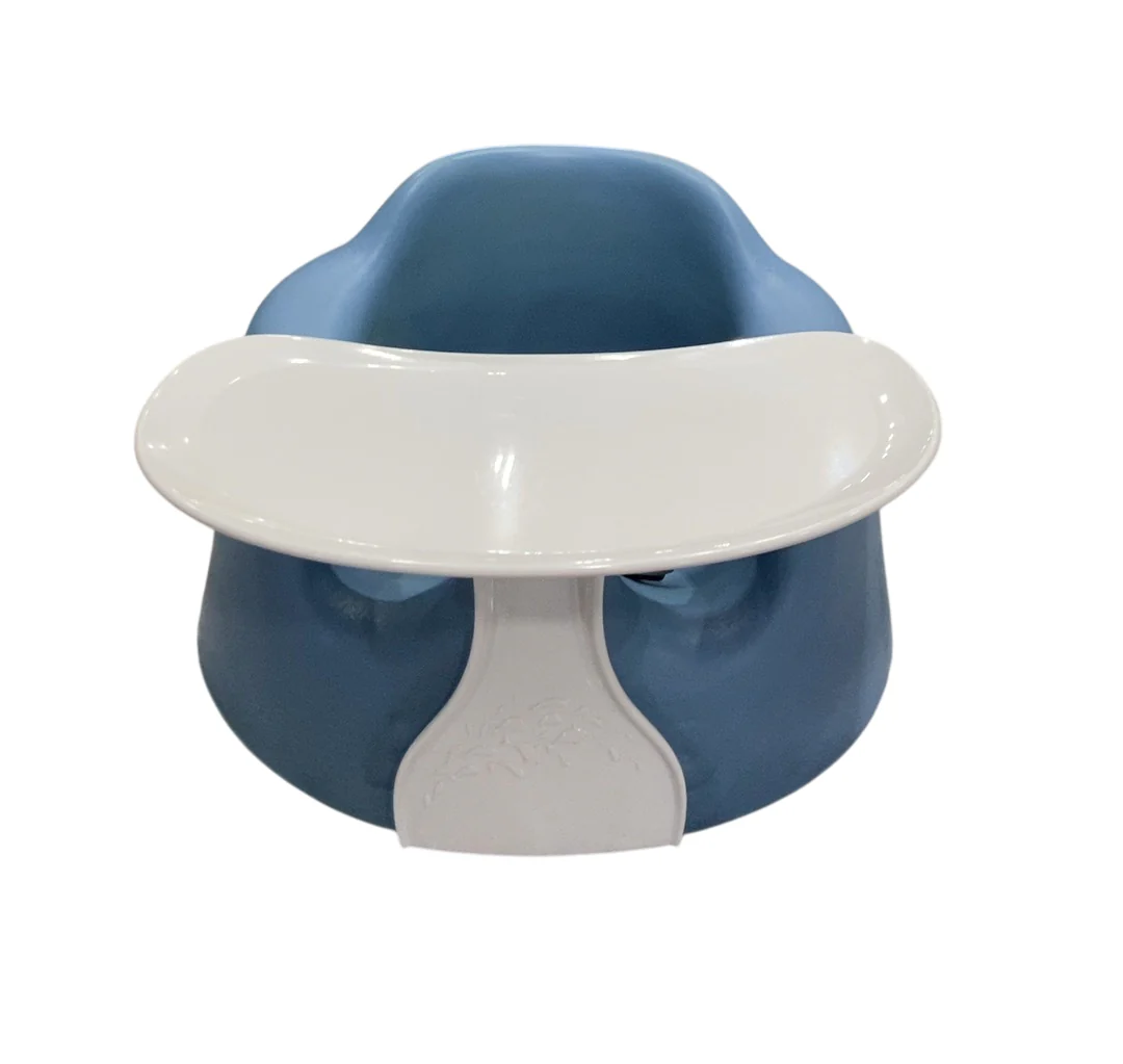 Bumbo Floor Seat With Play Tray, Powder Blue - Image 2