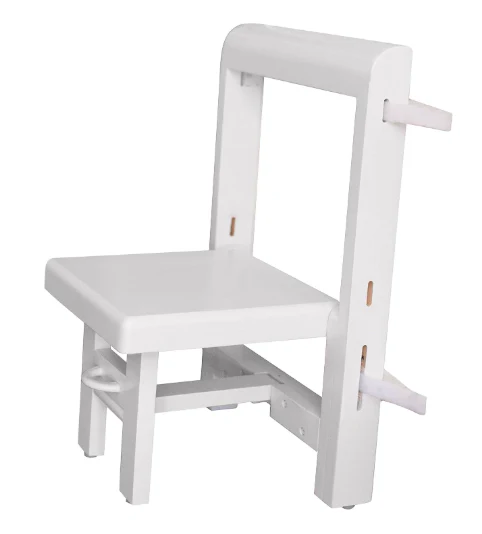 Busy Kids Fold 'N Store Step Stool, White