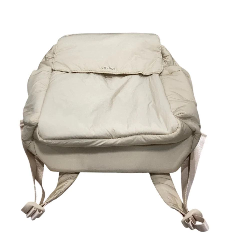 Calpak Diaper Backpack with Laptop Sleeve, Oatmeal