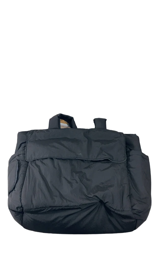 Calpak Diaper Tote Bag with Laptop Sleeve, Black - Image 3