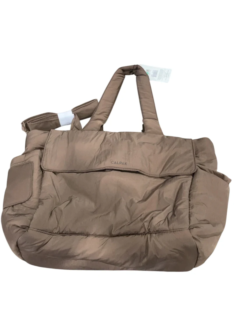 Calpak Diaper Tote Bag With Laptop Sleeve, Hazelnut - Image 2