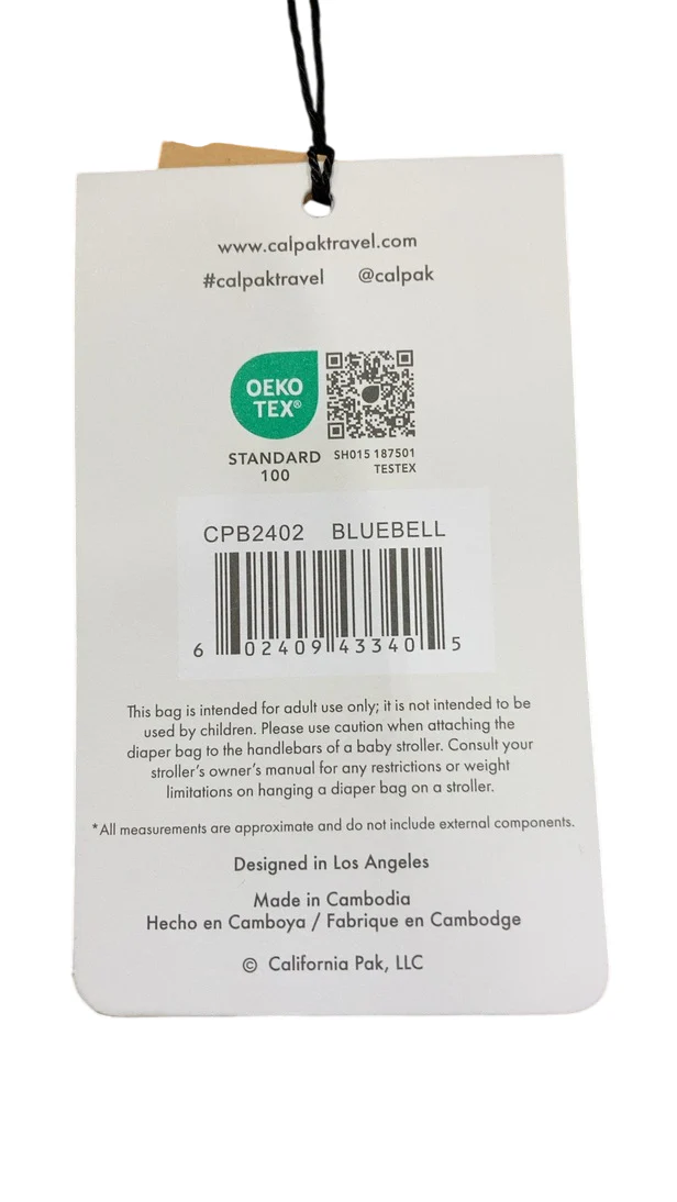 Calpak Portable Changing Pad Clutch, Bluebell - Image 8