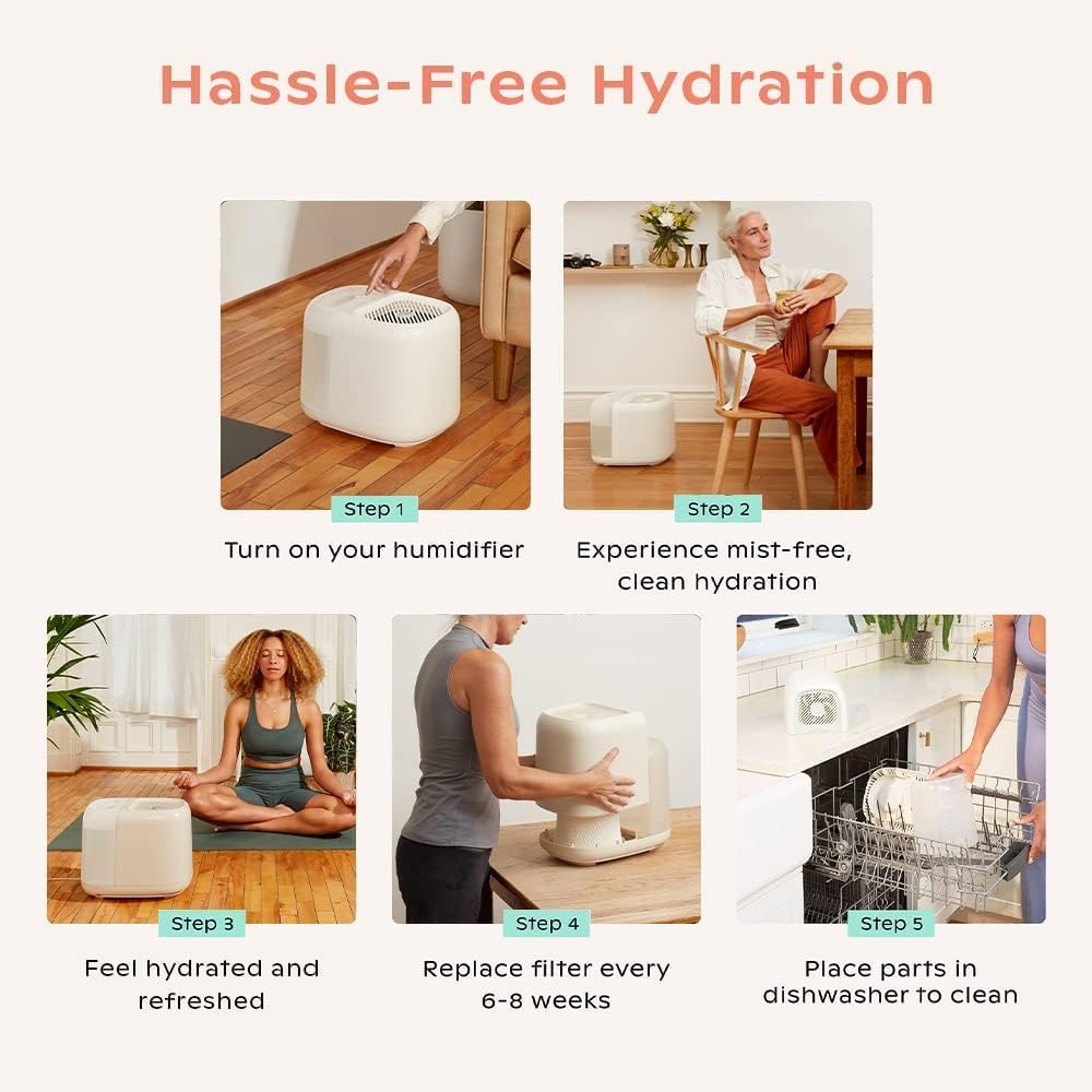 Canopy Bedside Humidifier 2.0, Cream - Image 3