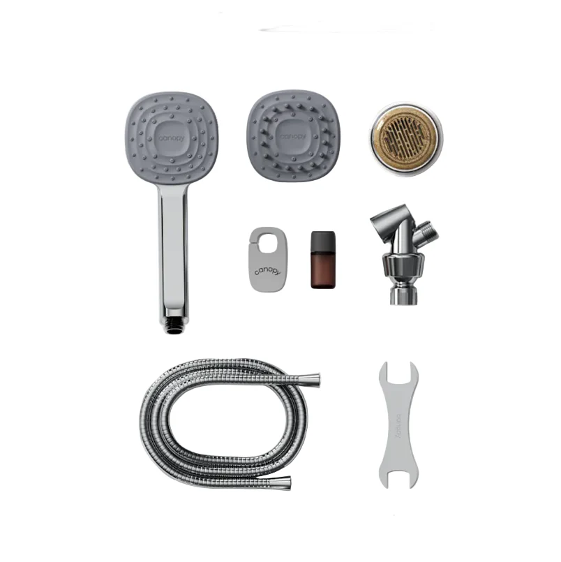 Canopy Handheld Filtered Shower Head & Scalp Massager, Polished Chrome - Image 3