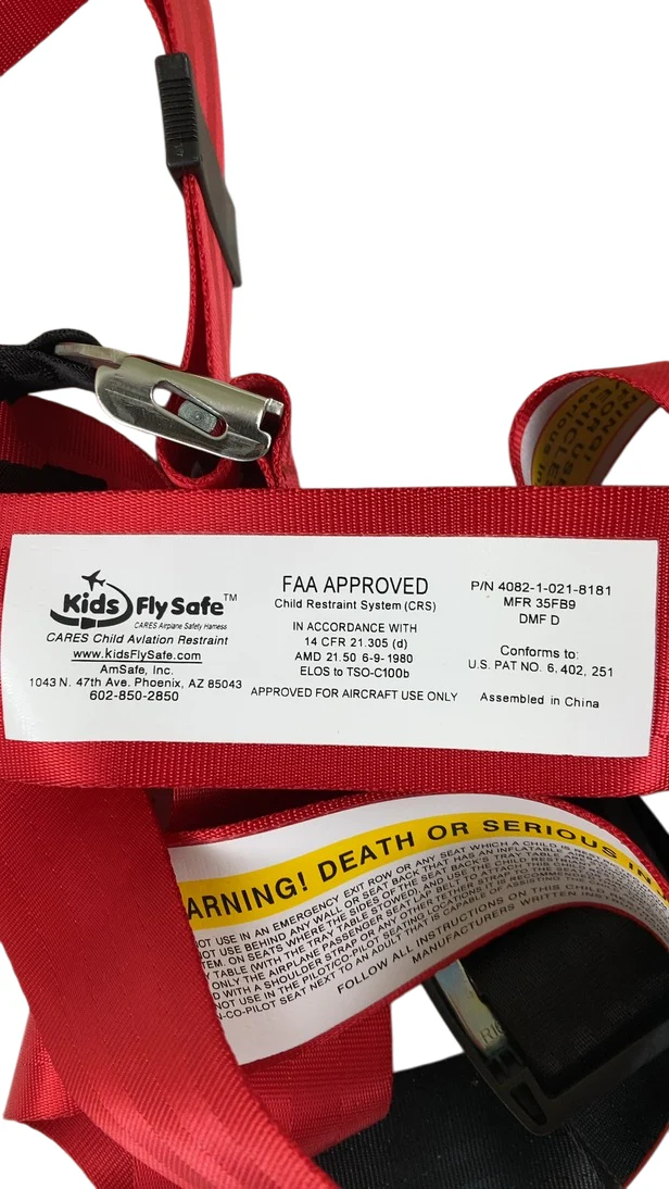 Cares Kids Fly Safe Child Airplane Travel Harness - Image 3