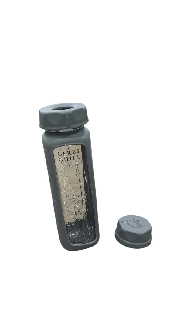 Ceres Chill Bloom Glass Baby Bottle, Gray - Image 2