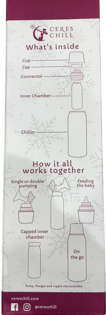Ceres Chill Breastmilk Chiller, La Vie en Rose Gold - Special Edition - Image 2