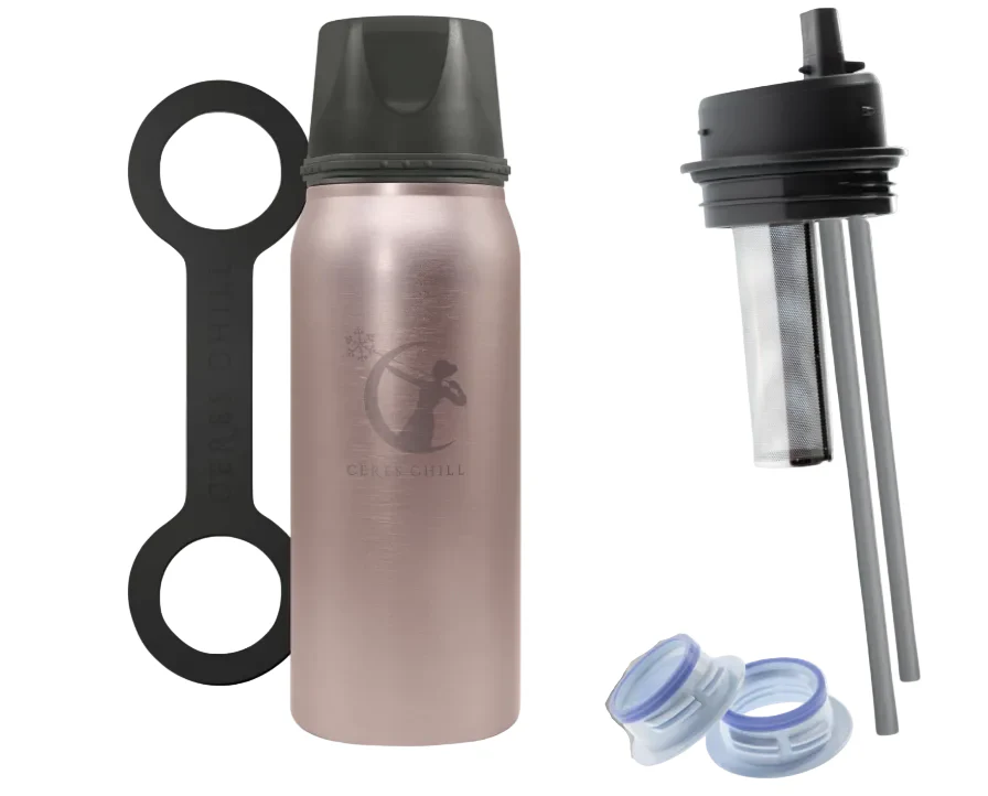 Ceres Chill The Ultimate Gift Bundle, Legacy Chiller, Rose Gold