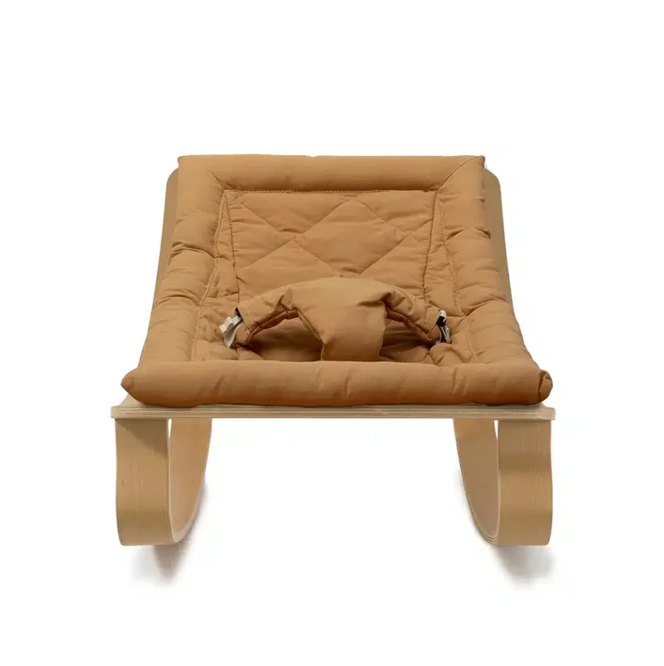 Charlie Crane Levo Rocker, Beech, Camel - Image 2