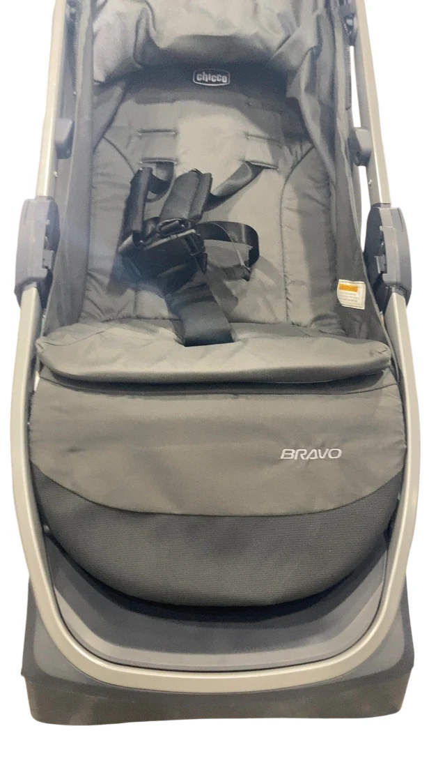 Chicco Bravo Quick-Fold Stroller, 2023, Parker (Grey) - Image 3
