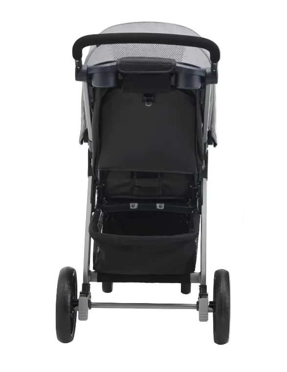 Chicco Bravo Quick-Fold Stroller, 2023, Parker (Grey) - Image 4