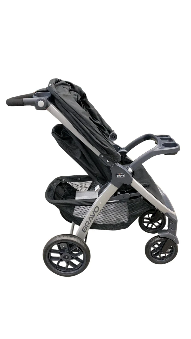 Chicco Bravo Quick-Fold Stroller, 2025, Black - Image 3