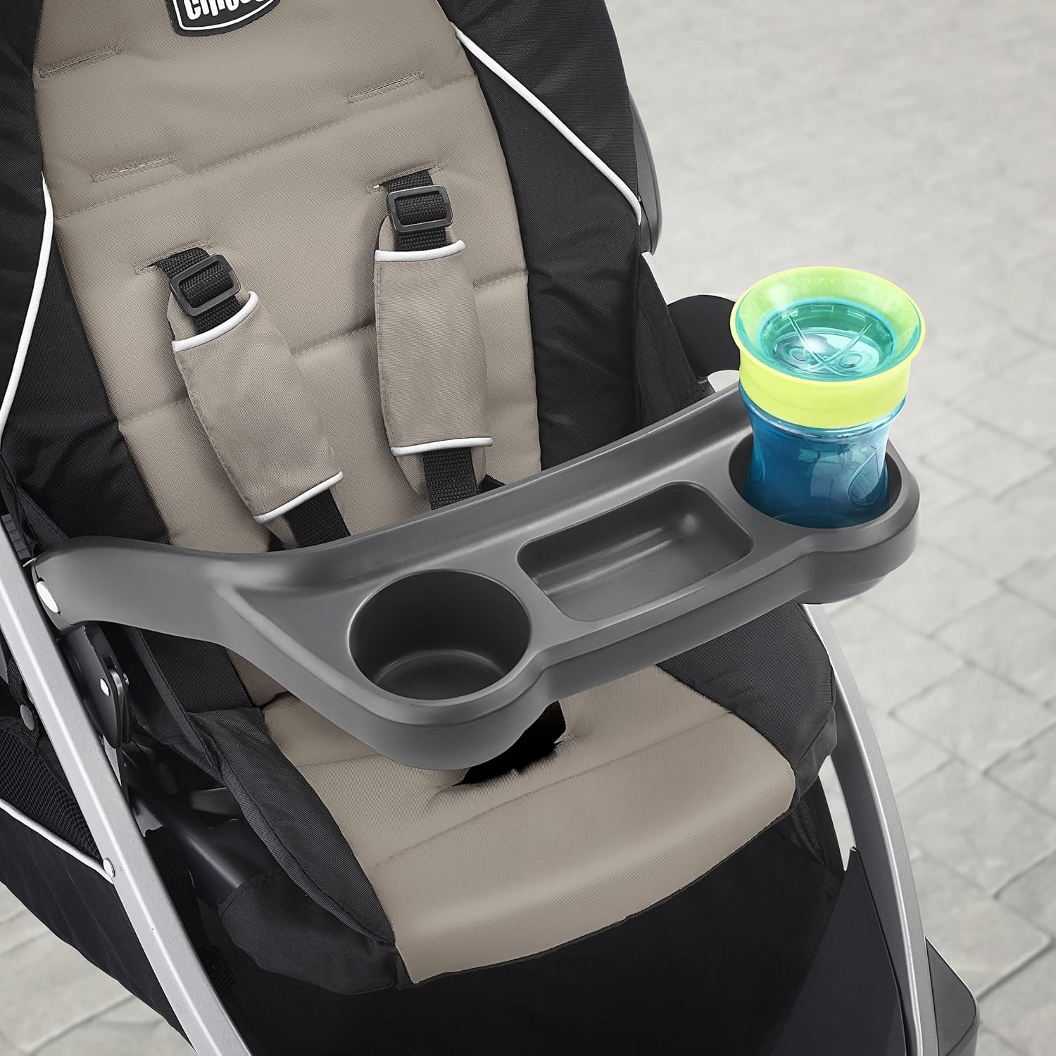 Chicco BravoFor2 Double Stroller, 2024, Iron - Image 2