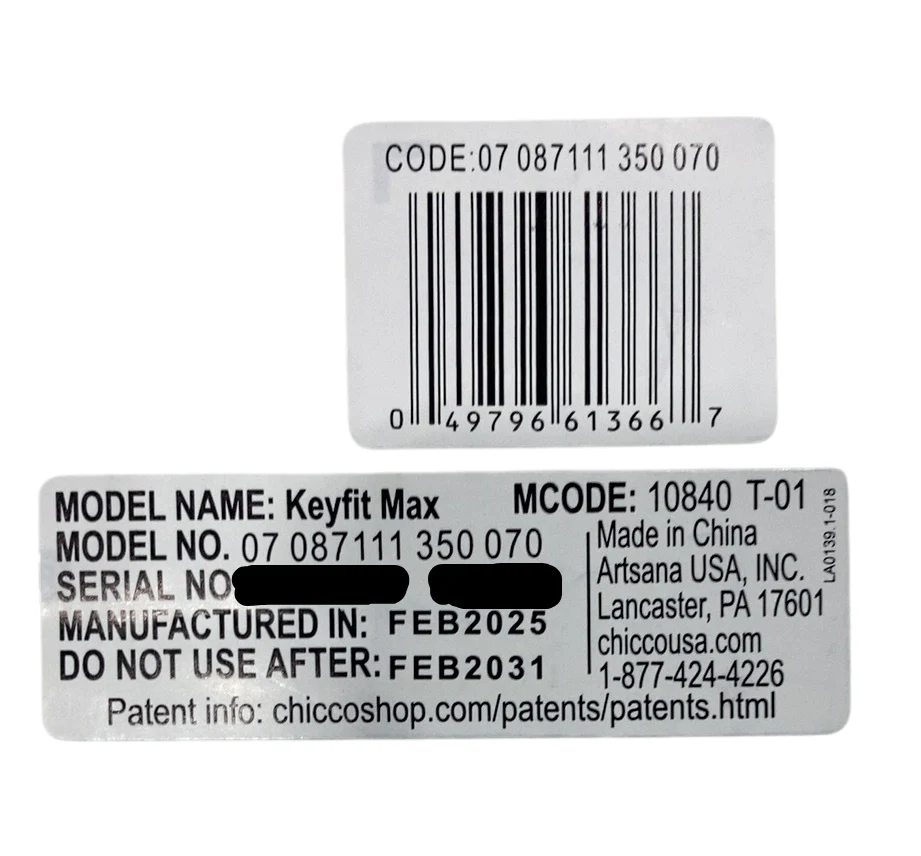 Chicco KeyFit Max ClearTex Infant Car Seat and Base, 2025, Lupine - Image 7