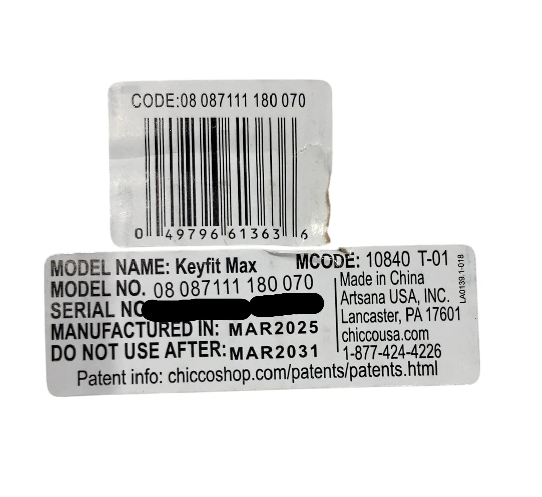 Chicco KeyFit Max ClearTex Infant Car Seat and Base, Legend, 2025 - Image 11