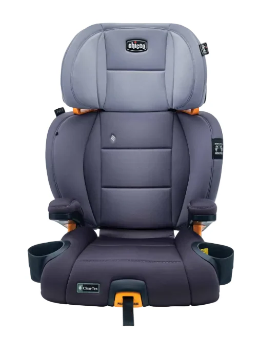 Chicco KidFit 2-in-1 Belt Positioning Booster Car Seat, 2024, KidFit ClearTex Plus Lilac - Image 4