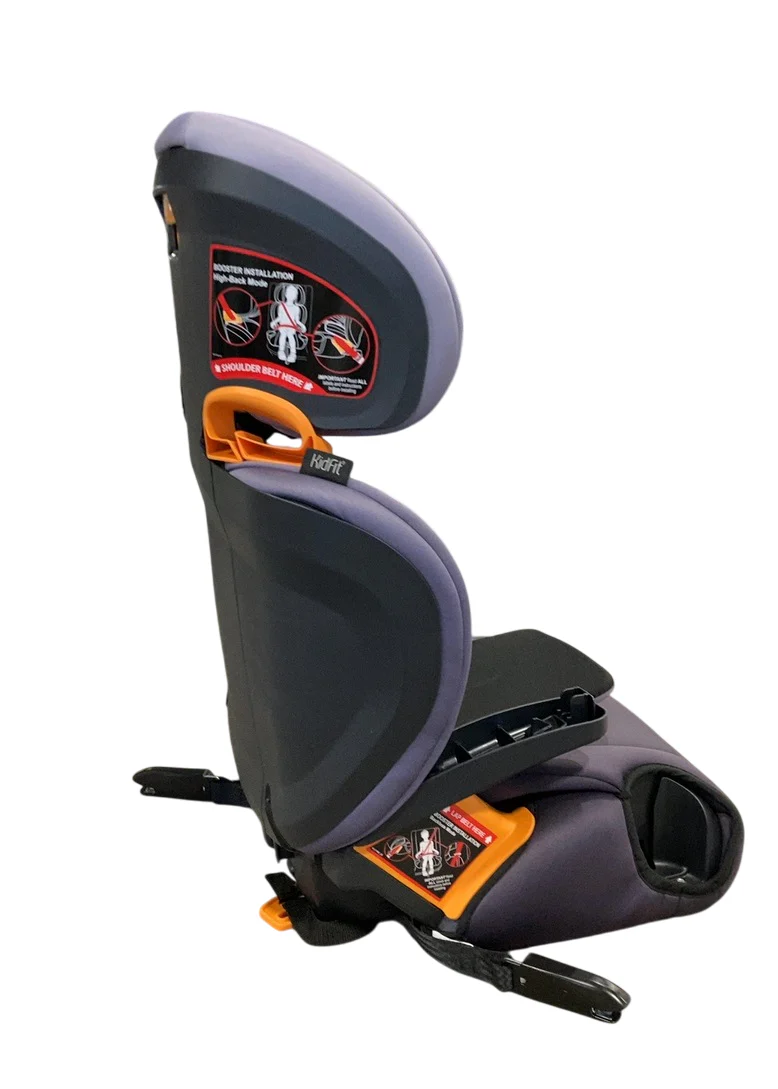 Chicco KidFit 2-in-1 Belt Positioning Booster Car Seat, 2025, KidFit ClearTex Plus Lilac - Image 2