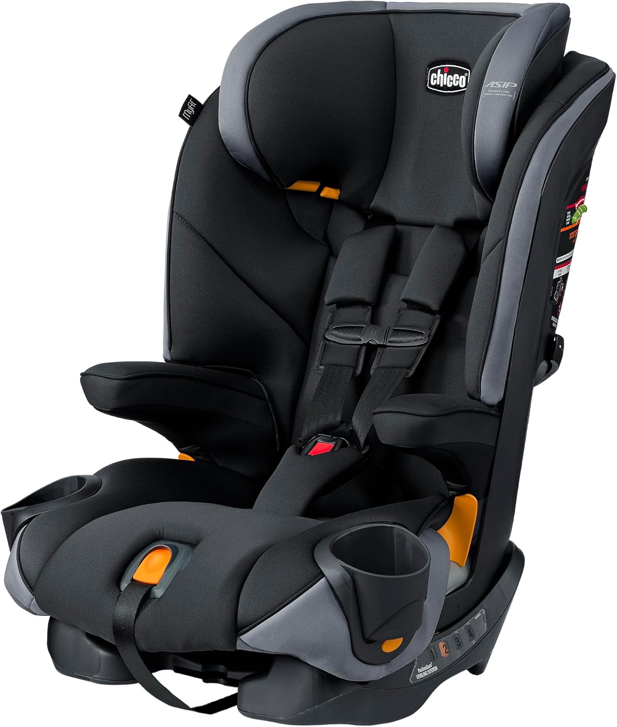 Chicco MyFit Harness + Booster Car Seat, 2024, Fathom