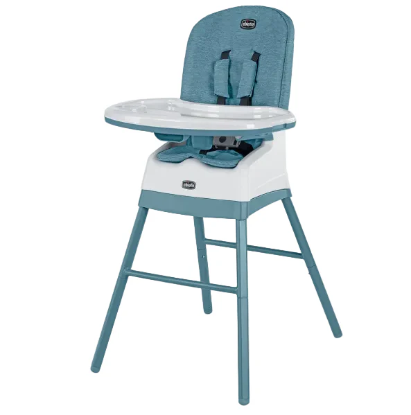 Chicco Stack Hi-Lo 6-in-1 High Chair, Tide - Image 5