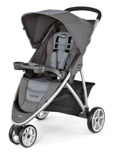Chicco Viaro Quick-Fold Stroller, 2022, Graphite
