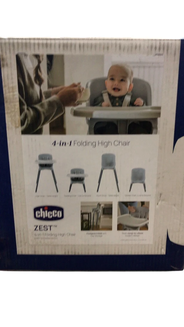 Chicco Zest 4-in-1 Folding High Chair, Capri, Standard - Image 3