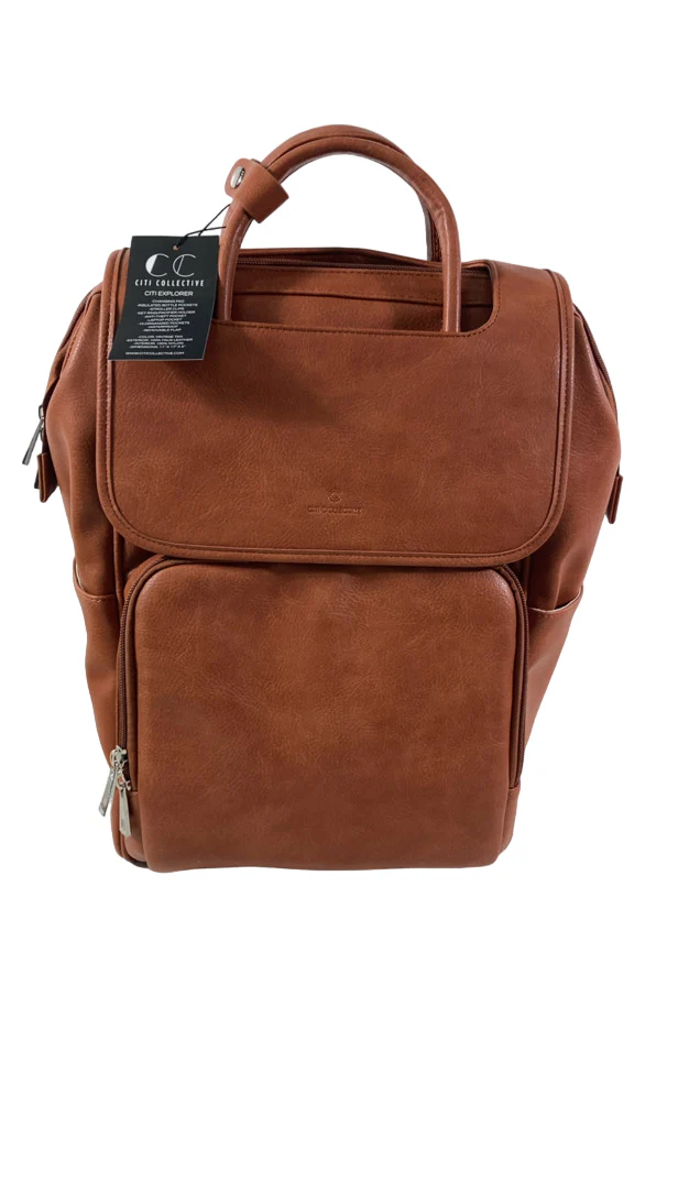 Citi Collective Citi Journey Diaper Bag, Vintage Tan
