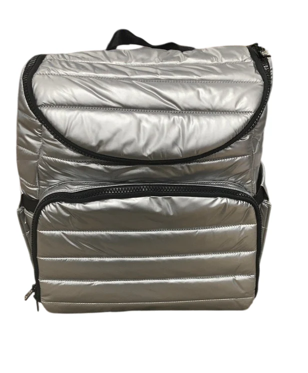 Citi Collective Gallery Diaper Bag Backpack, Silver
