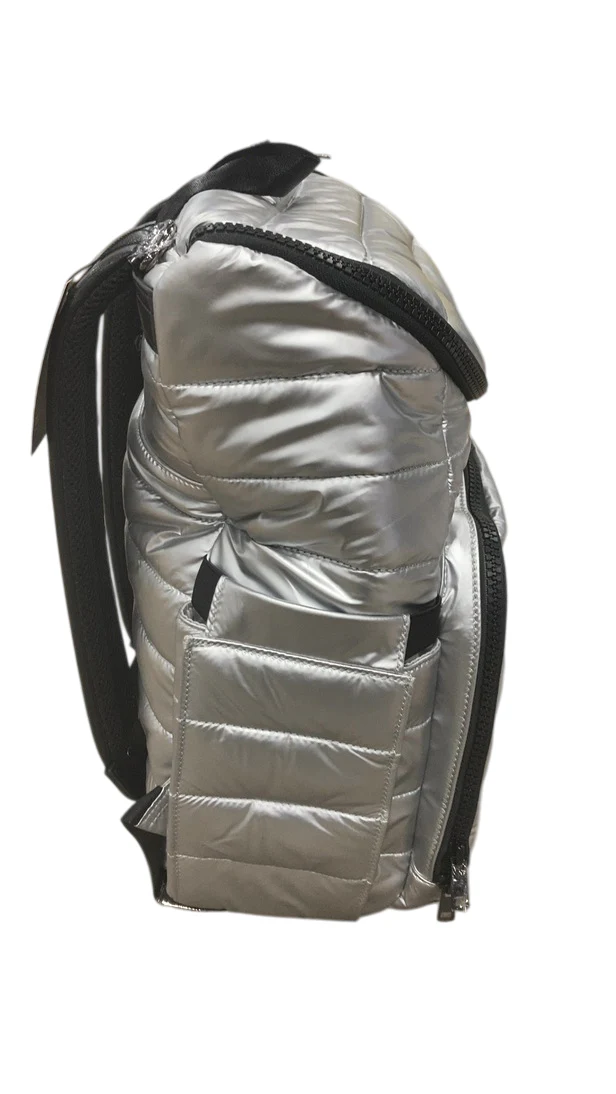 Citi Collective Gallery Diaper Bag Backpack, Silver - Image 2
