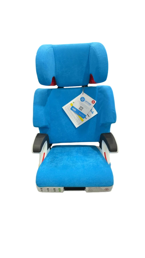 Clek Oobr High Back Belt Positioning Booster, Ten Year Blue, 2024