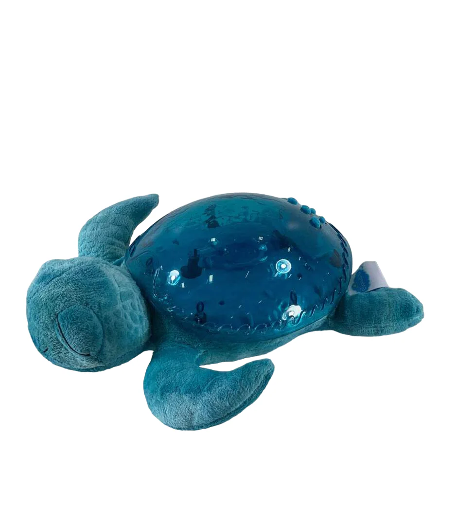 cloudb Tranquil Turtle White Noise Sound Machine and Nightlight Projector, Aqua, Batteries Only - Image 2