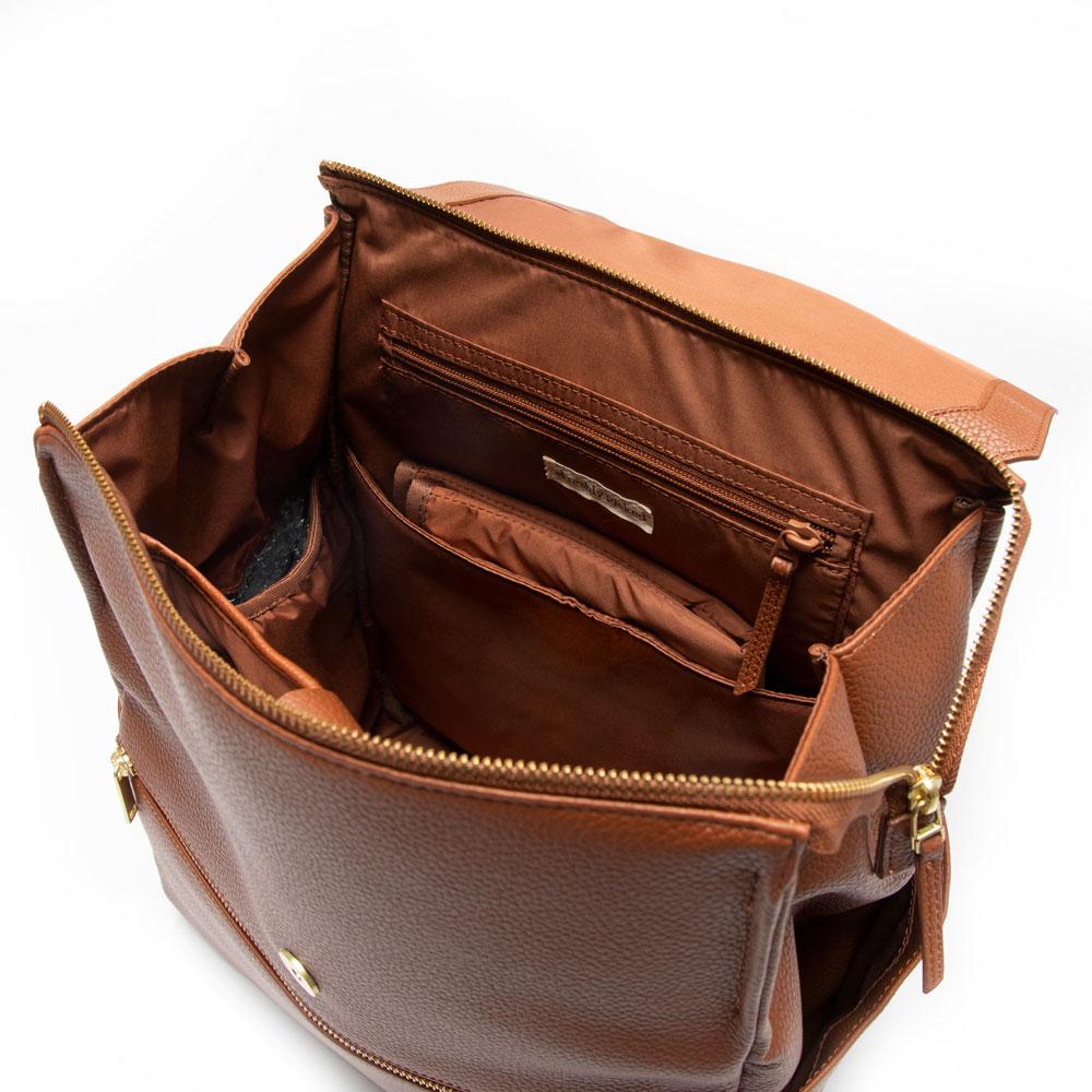 Freshly Picked Classic Diaper Bag II, Cognac - Image 11