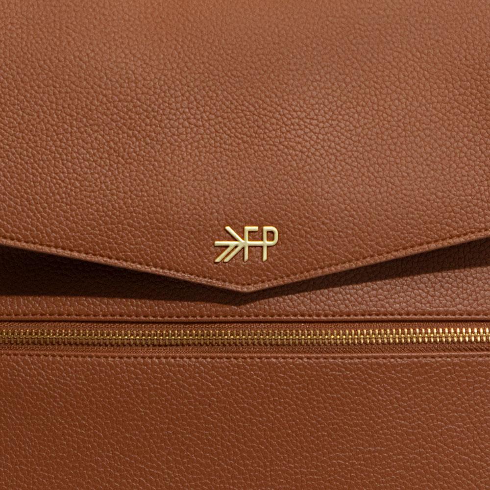 Freshly Picked Classic Diaper Bag II, Cognac - Image 12
