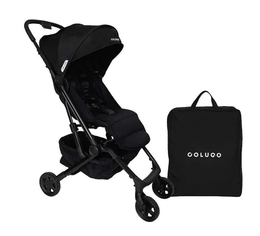 Colugo Compact Stroller+, 2025, Black/Black