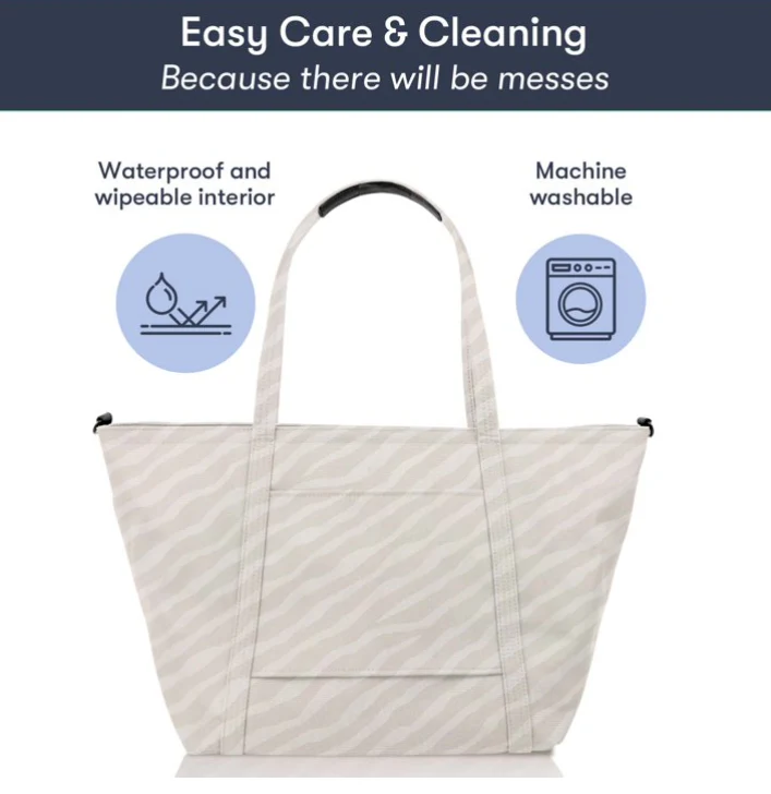 Colugo The Diaper Tote, dune zebra - Image 2