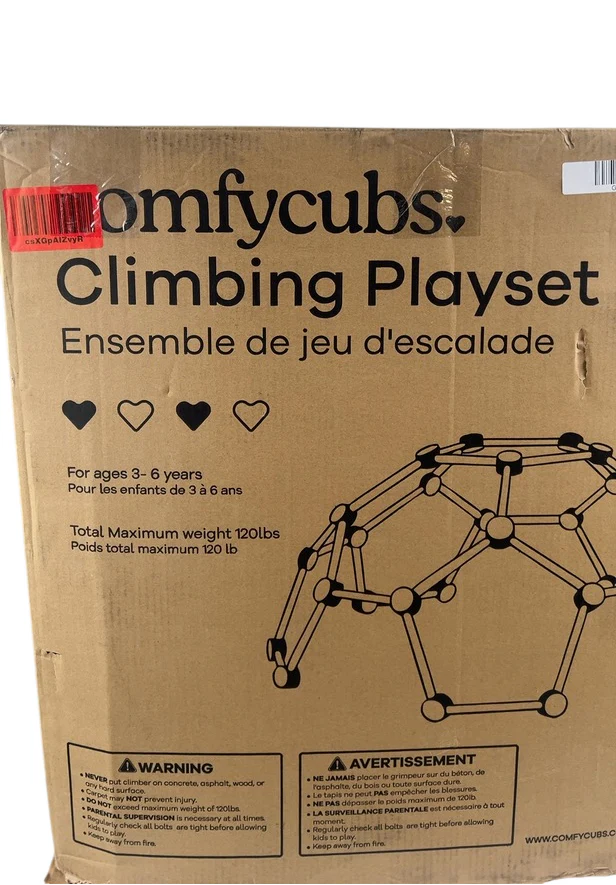 Comfy Cubs Climbing Playset, White - Image 4