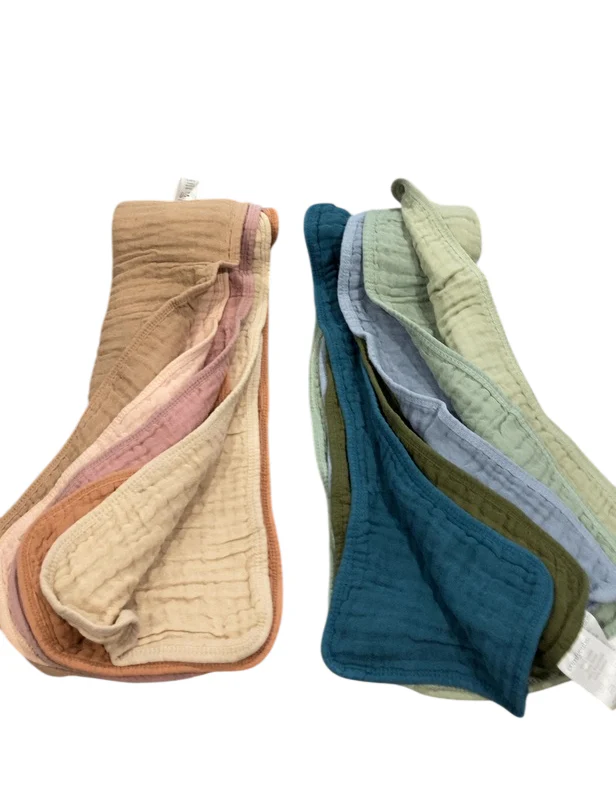 Comfy Cubs Muslin Burp Cloths, 10 Pack - Image 5