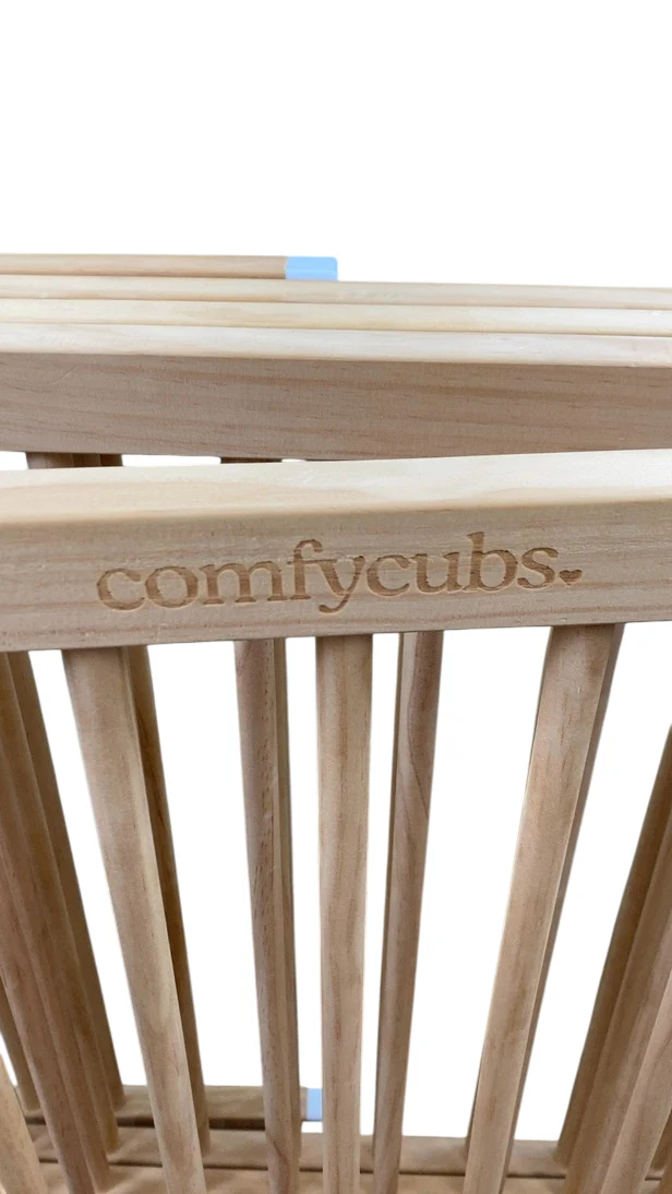 Comfy Cubs Playpen, Natural Wood - Image 3