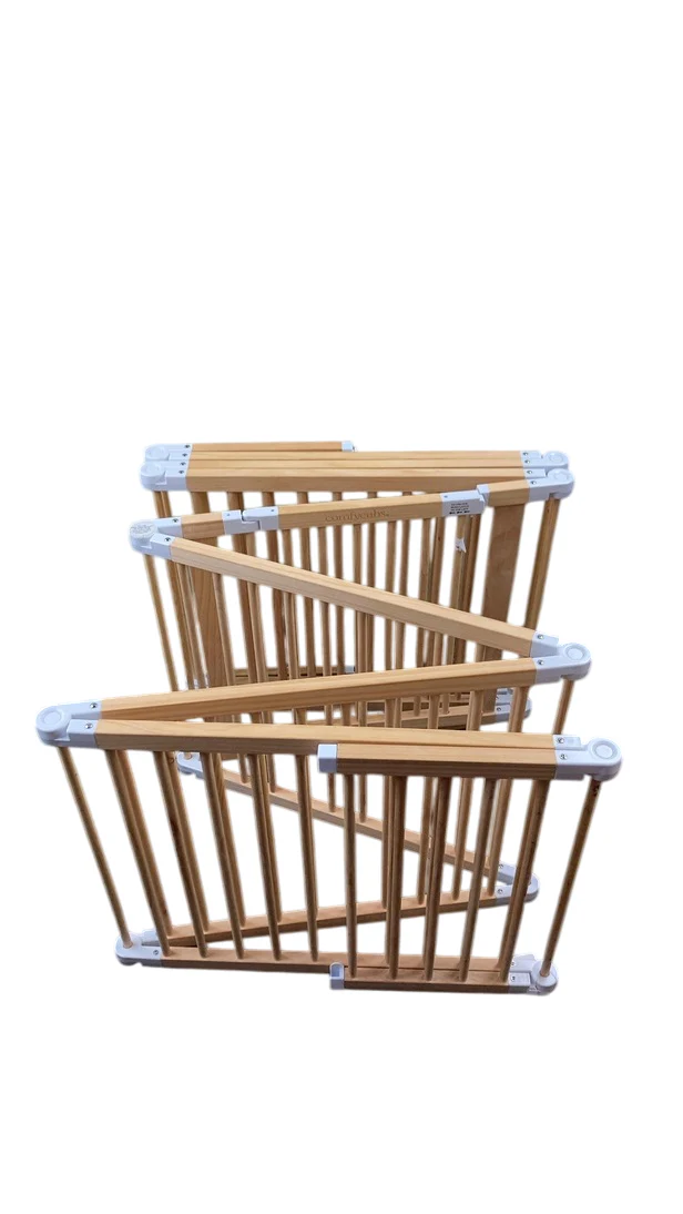Comfy Cubs Playpen, Natural Wood - Image 4