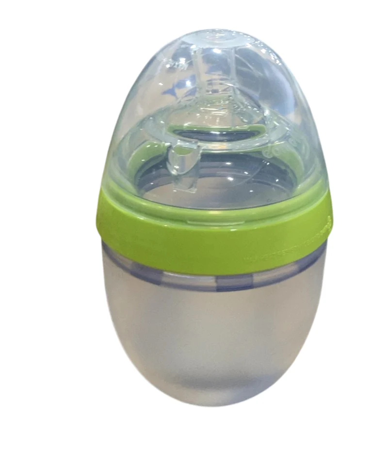 Comotomo Baby Bottles, 5 ounce, Green, Pack of 2 - Image 2