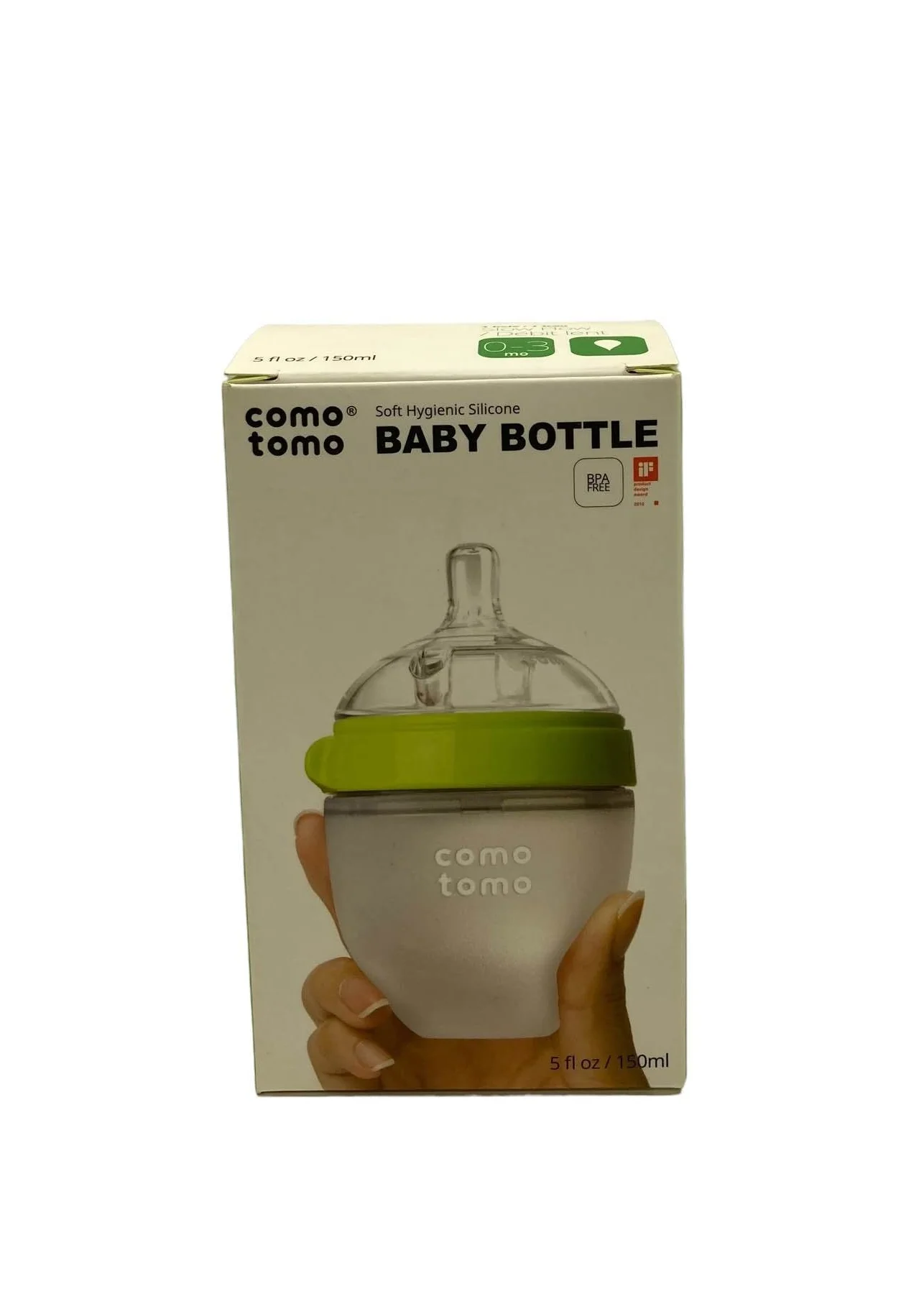 Comotomo Bottle, Green, Pack of 1, 5 ounce - Image 4