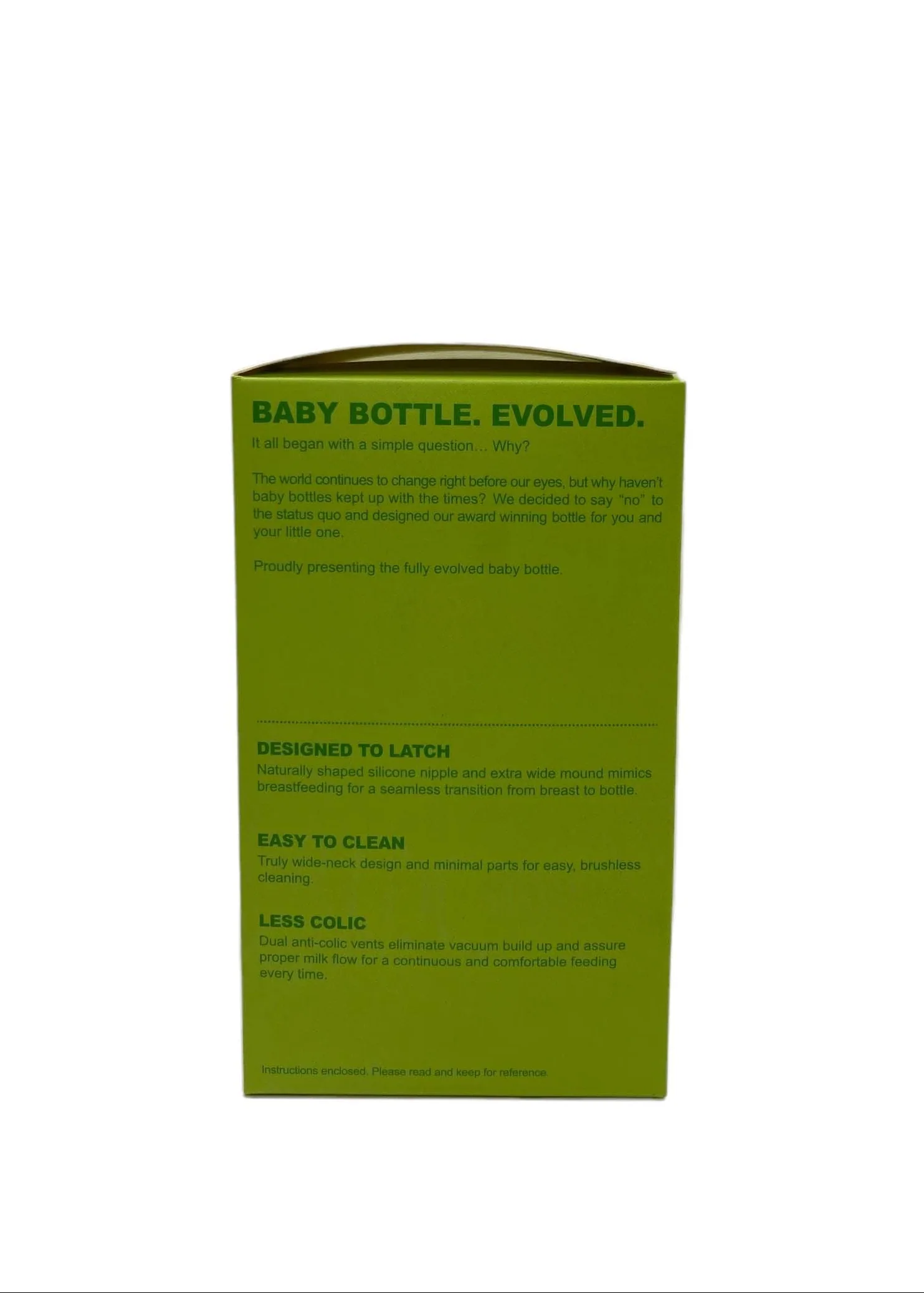 Comotomo Bottle, Green, Pack of 1, 5 ounce - Image 5