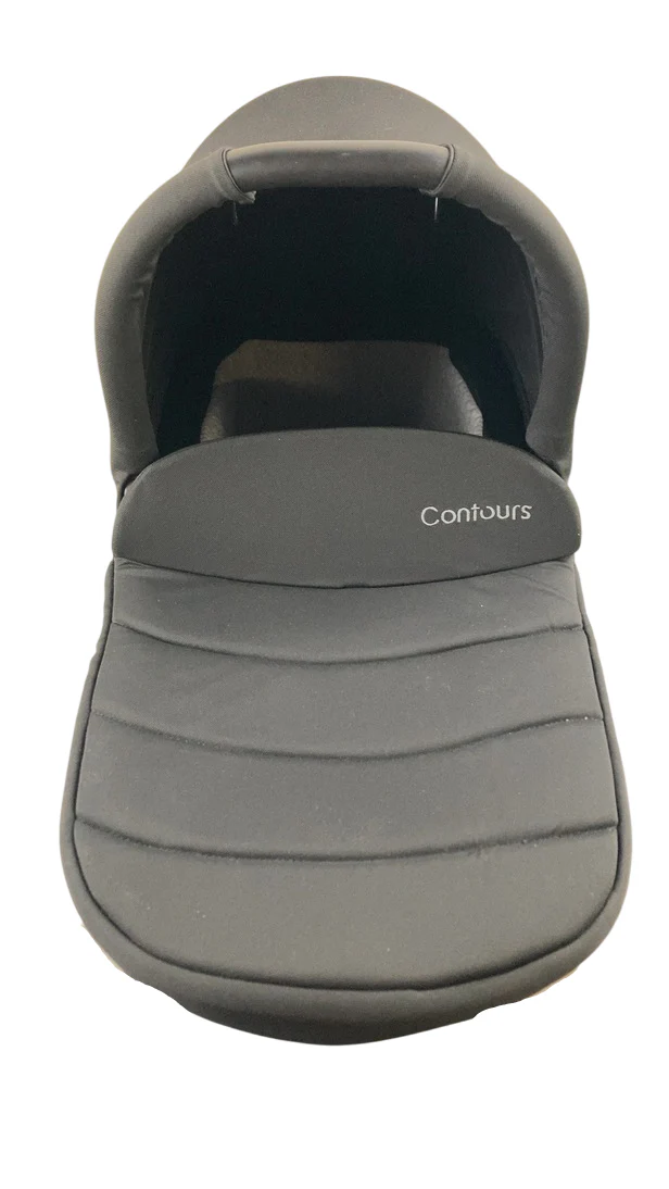 Contours Element Stroller Bassinet & Removable Carrycot, Stealth Black - Image 3