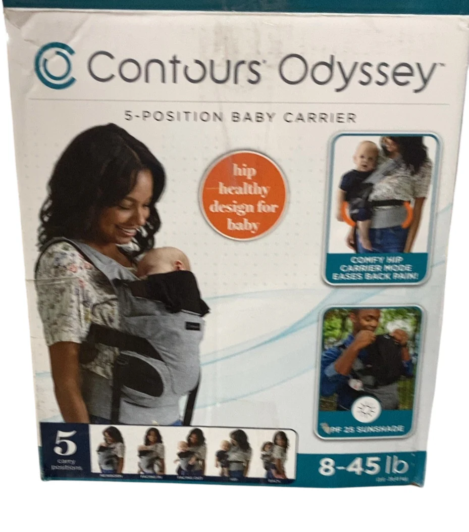 Contours Odyssey 5-position Baby Carrier, Grey - Image 3
