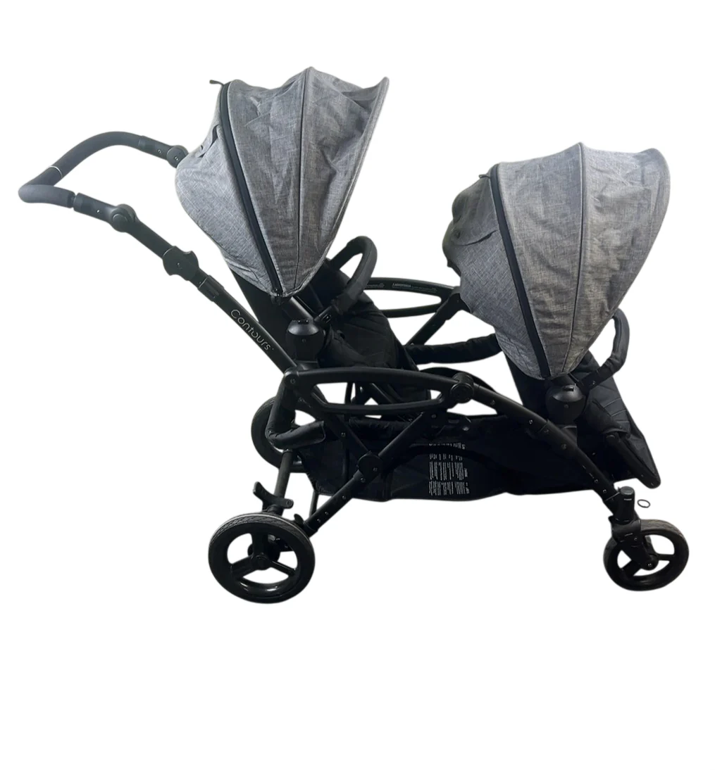 Contours Options Elite V2 Double Stroller, 2021, Graphite Grey - Image 2